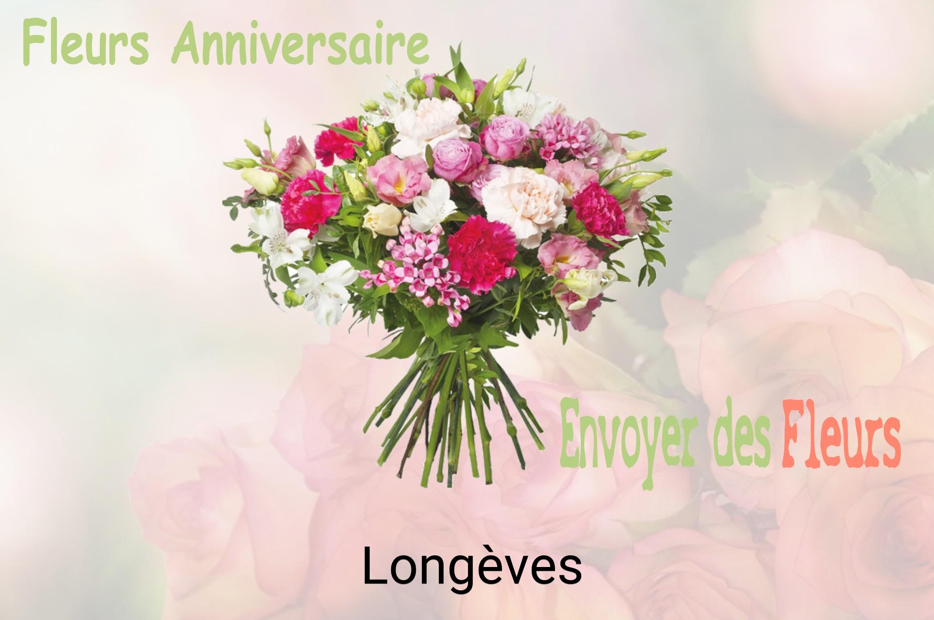 Bouquet de fleurs d’anniversaire livré à Longèves